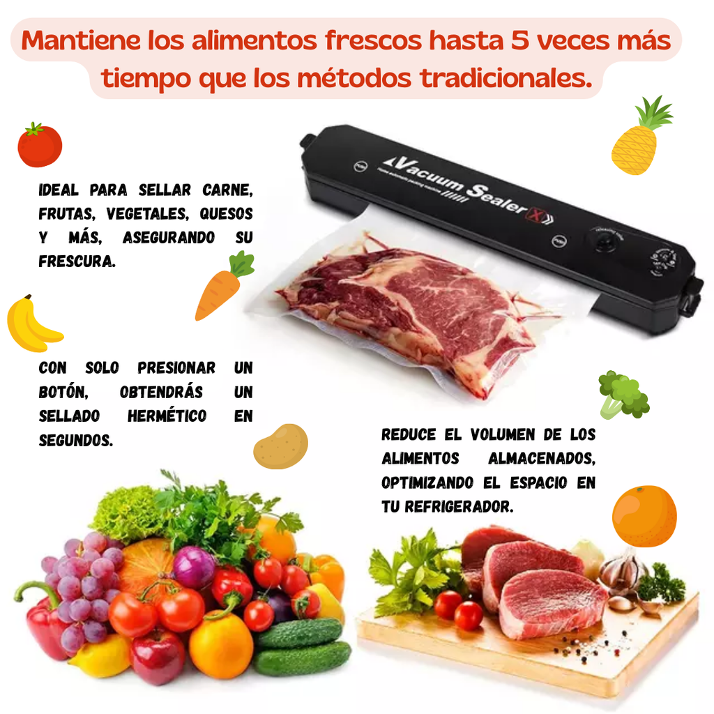 Máquina Selladora al Vacío Inteligente completamente automático