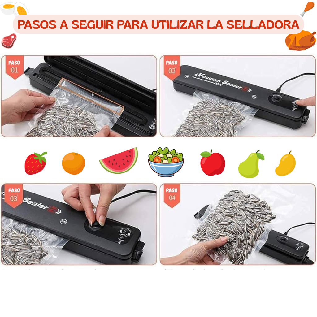 Máquina Selladora al Vacío Inteligente completamente automático